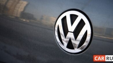 логотип, фольксваген, VW
