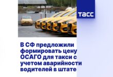 В СФ предложили формировать цену ОСАГО для такси с учетом аварийности водителей в штате
