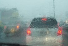 heavy rain bad visibility