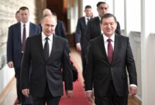 Путин прокатил президента Узбекистана Мирзиёева на внедорожнике Aurus