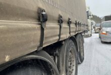 На границе РФ и Грузии из-за непогоды стоят в очереди более двух тысяч фур