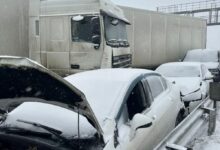 «Ольга», хватит! В массовой аварии на М-4 в пурге столкнулись 29 авто
