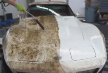 Насколько сильно испачкается Corvette C3, если его не мыть 45 лет