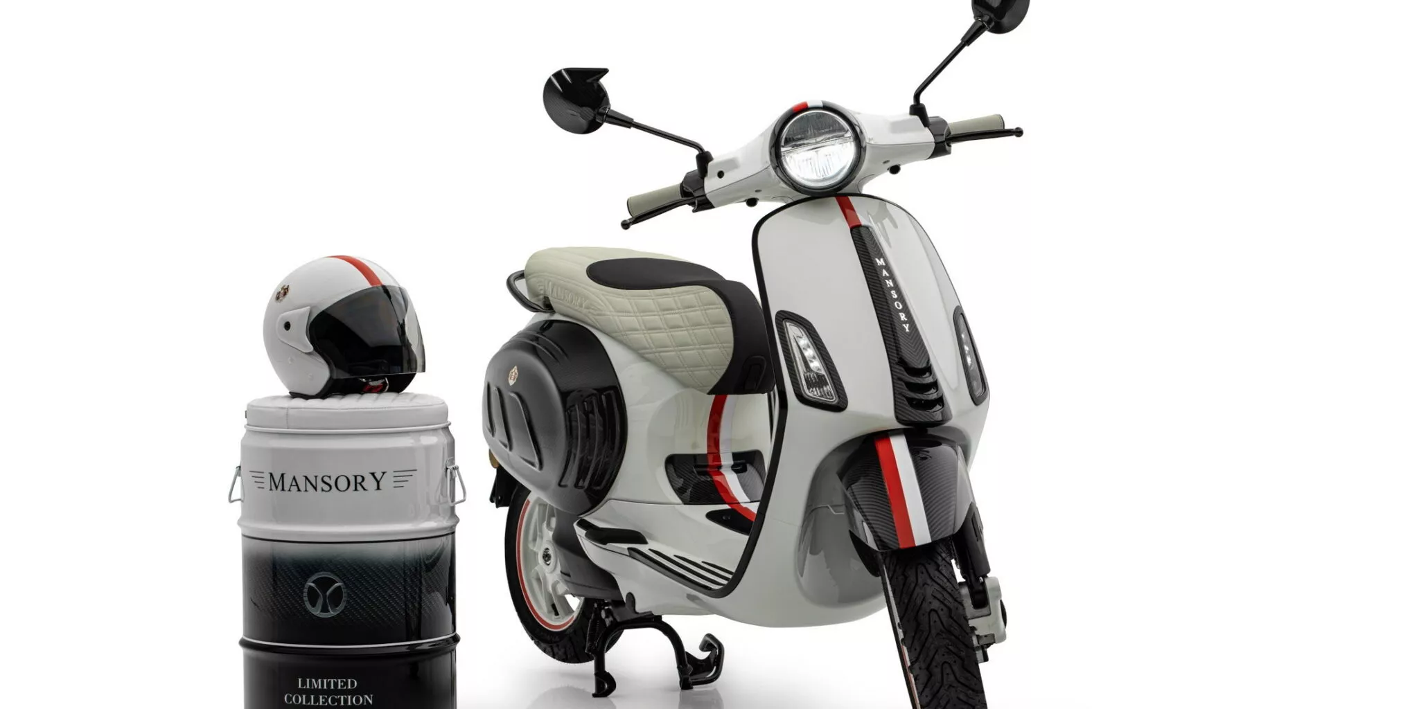 Электрический скутер Vespa Vespa получил обновленную версию Mansory