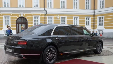 7 мая 2024. Обновленный автомобиль кортежа президента РФ Aurus Senat.